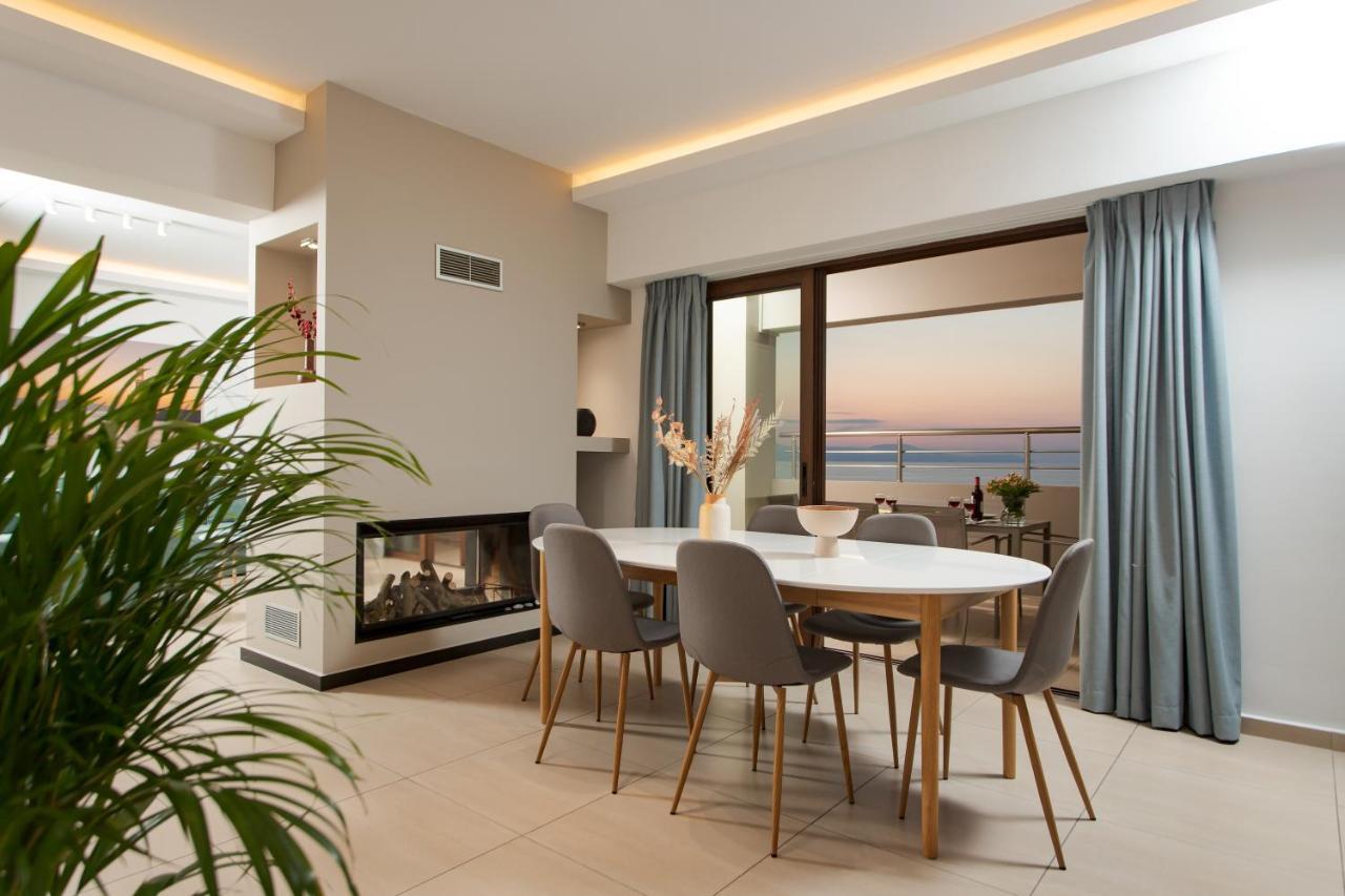 Overview Chania With Sea View And Amazing Sunset Exterior photo
